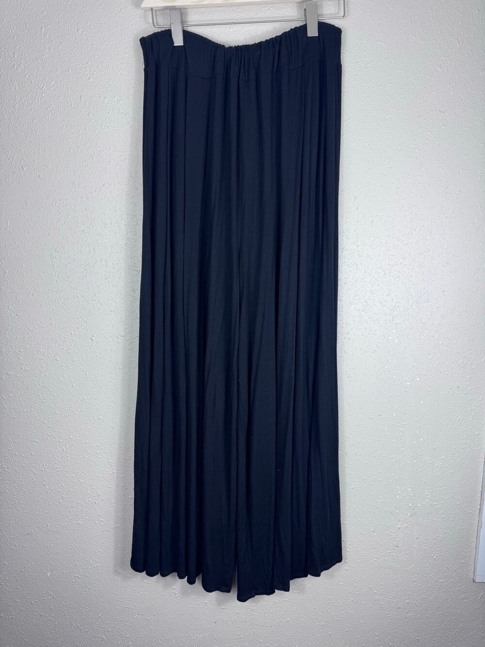 FP (Free People) Beach pull on high waisted wideleg knit pants Womens Size Large
